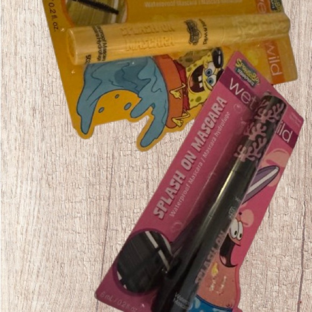 SpongeBob SquarePants and Patrick Star Mascara Set of 2 NWT